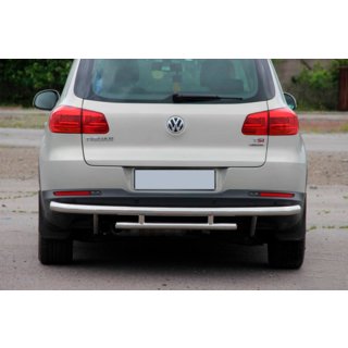Achterbumperbescherming AK002-2 (RVS) Volkswagen Tiguan 2007–2016 foto 1