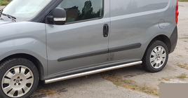 Fiat Doblo II 2010–2022 Sidebars (2 stuks, RVS) foto 4