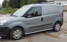 Fiat Doblo II 2010–2022 Sidebars (2 stuks, RVS) foto 2