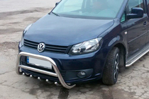 Volkswagen Caddy 2010–2015 Bullbar WT003 (Ø 60 mm, RVS) foto 2