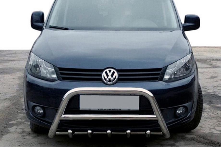 Volkswagen Caddy 2010–2015 Bullbar WT003 (Ø 60 mm, RVS) Image