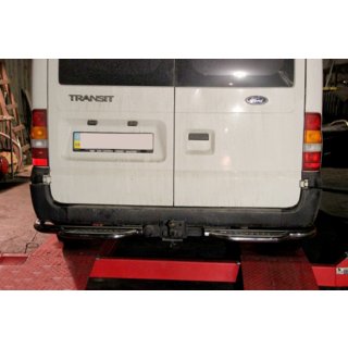 AK-Special achterbumperbescherming met opstap (RVS) foto 1