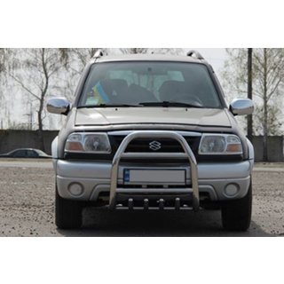 Bullbar QT007 (RVS) Suzuki Vitara 1998–2006 foto 2