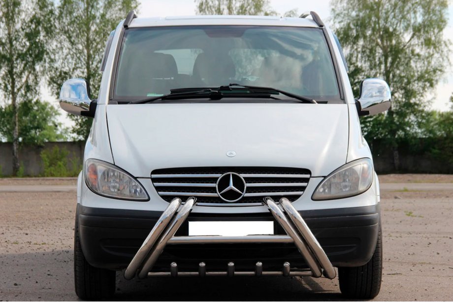 Mercedes Viano 2004–2014 Bullbar Kelebek WT011 (rvs) Foto 3