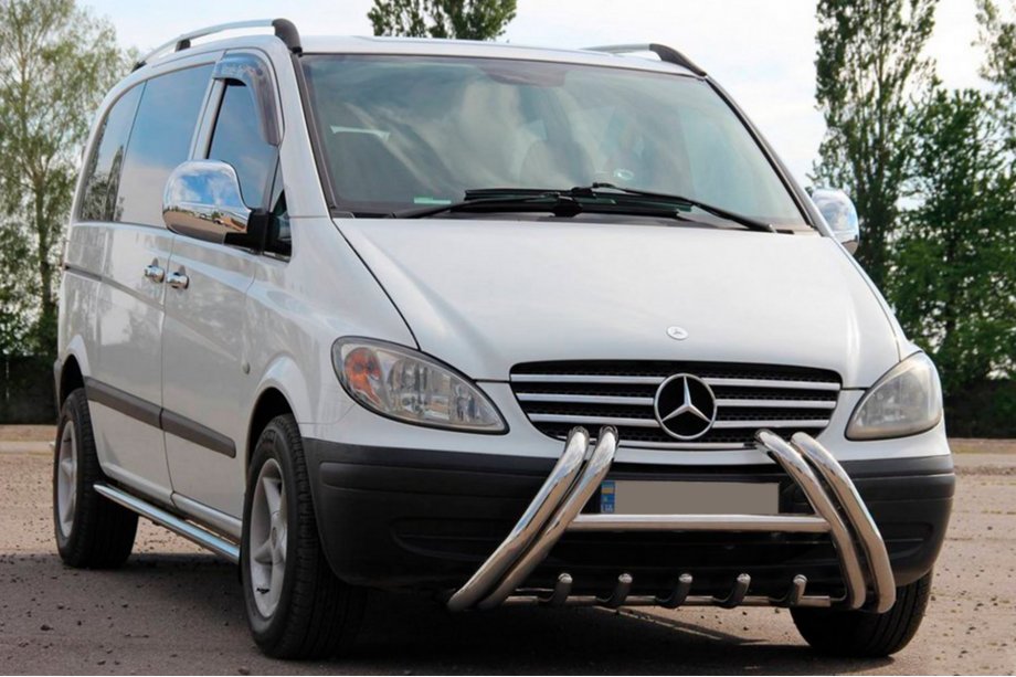 Mercedes Vito W639 2004–2014 Bullbar Kelebek WT011 (rvs) Image
