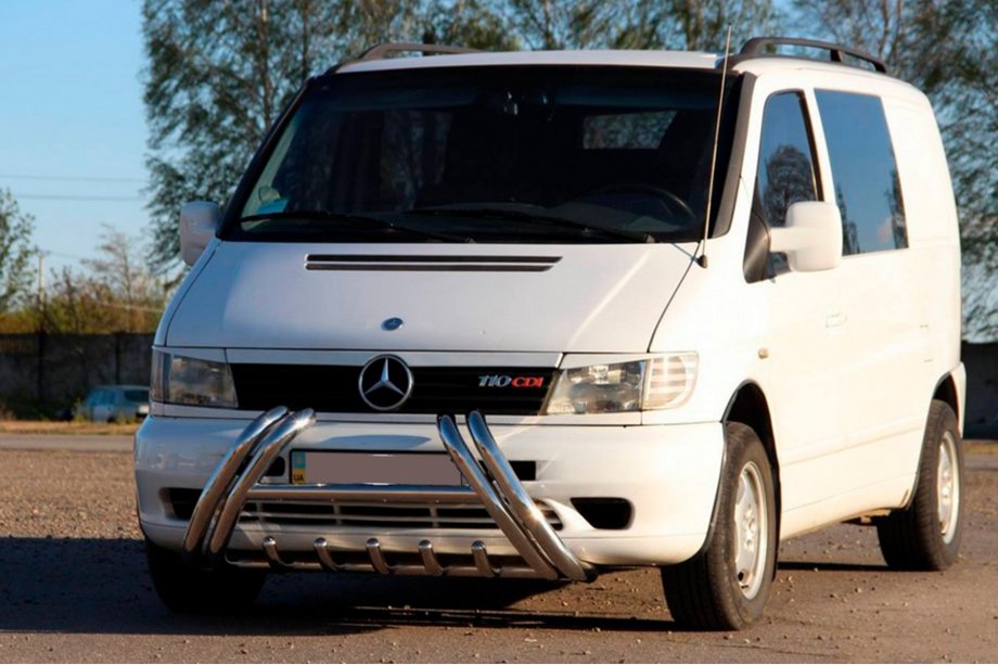Mercedes Vito W638 1996–2003 Bullbar Kelebek WT011 (rvs) Foto 1