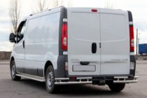 Opel Vivaro 2001–2015 Achterbeschermbeugel AK003-Plus-2 (RVS) foto 3