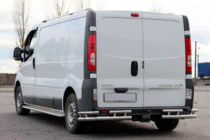 Nissan Primastar 2002–2014 Achterbeschermbeugel AK003-Plus-2 (RVS) foto 2