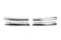 Volkswagen Amarok 2010–2022 Grille strips 2010-2016 (brede strips, 4 stuks, RVS) foto 2
