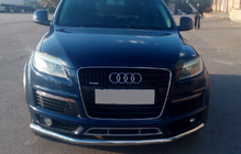 Audi Q7 2005–2015 Frontbescherming ST008 (RVS) Ø51 mm foto 1