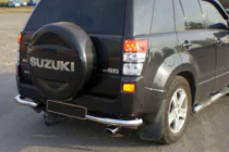 Suzuki Grand Vitara 2005–2017 Achterbeschermbeugel AK003 (RVS) foto 2