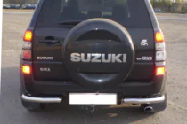 Suzuki Grand Vitara 2005–2017 Achterbeschermbeugel AK003 (RVS) foto 1