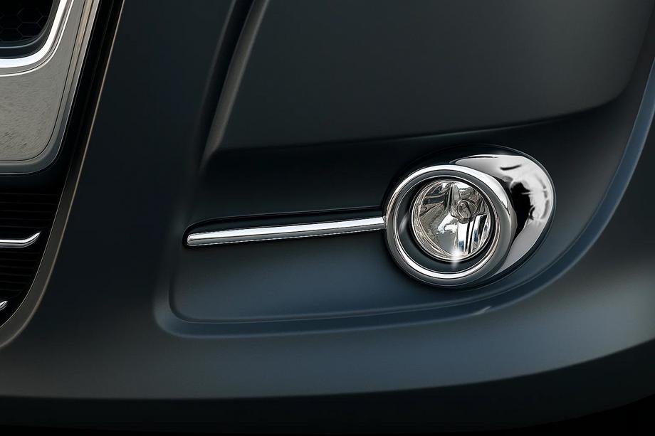 Fiat Doblo II 2010–2022 Chroomomlijsting voor mistlampen met uitsparingen (2010-2015, 2 st., kunststof) Image