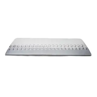 RVS sierlijst voor achterbumper Carmos (RVS) foto 2