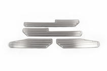 Volkswagen Amarok 2010–2022 OmsaLine interieur instaplijsten (4 stuks, RVS) foto 3