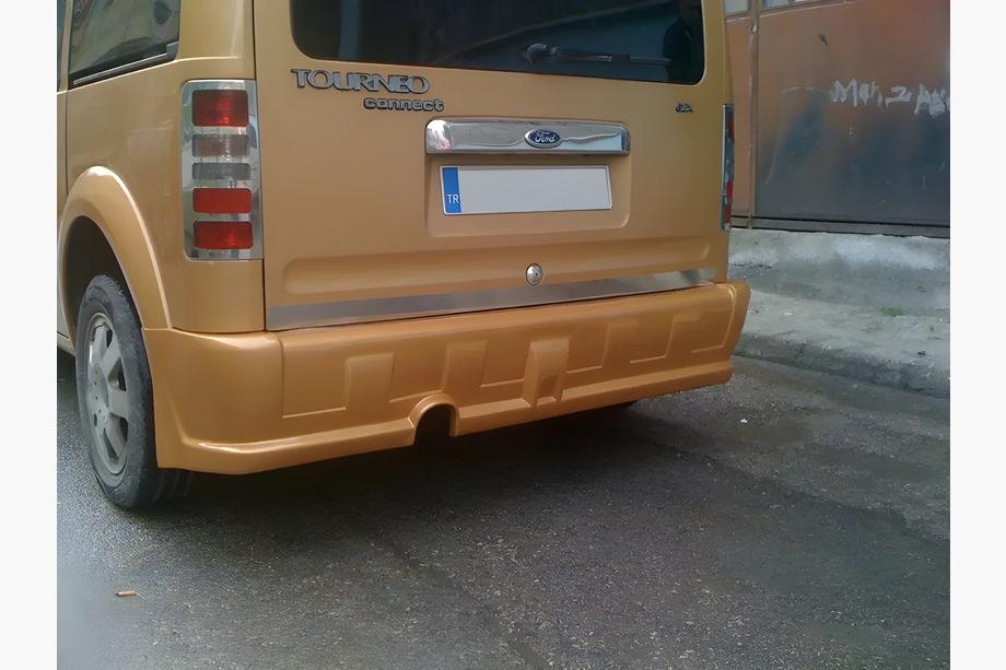 Ford Connect 2002–2006 RVS achterlicht sierlijsten (2 st.) Image