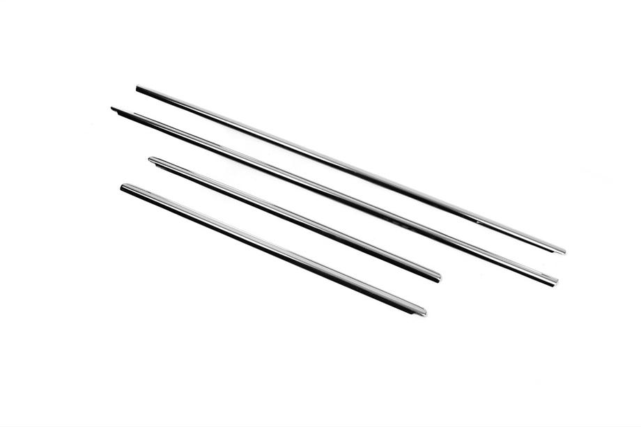 Volkswagen Amarok 2010–2022 Raamomlijsting (4 strips, RVS) Foto 6