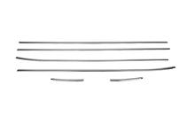Volkswagen Polo 2010–2017 Raamomlijsting HB (6 stuks, RVS) foto 3