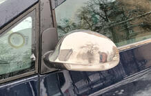 Volkswagen Sharan 1995–2010 RVS spiegelkappen 2004-2010 (2 stuks) Carmos - Turks staal foto 3