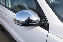 Volkswagen Sharan 2010–2023 Spiegelkappen (2 stuks, RVS) Carmos - Turks staal foto 7