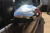 Volkswagen Sharan 2010–2023 Spiegelkappen (2 stuks, RVS) Carmos - Turks staal foto 1