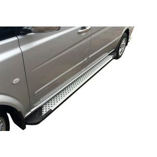 Zijsteps Allmond Grey (2 stuks, aluminium) Mercedes Vito W639 2004–2014 foto 1