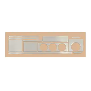 Decoratieve dashboardafdekking Audi 80/90 1987–1996 foto 2