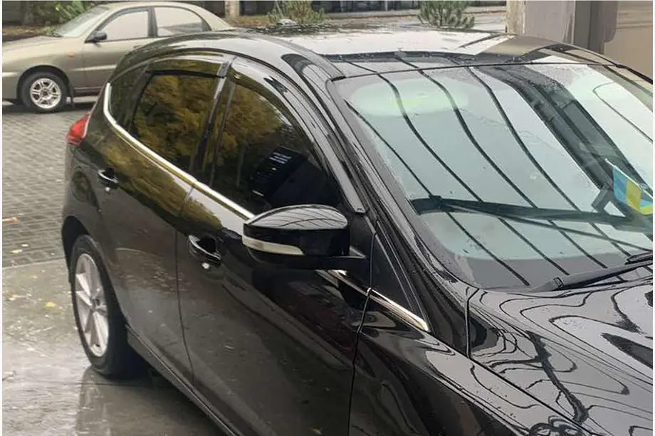Ford Focus III 2011–2017 Onderste raamomlijsting (8 stuks, RVS) Image