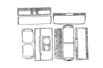 Audi A3 1996–2003 Dashboardpanelen (2000-2003) Donker hout foto 1