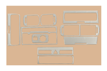 Audi A3 1996–2003 Dashboardpanelen (2000-2003) Donker hout foto 3