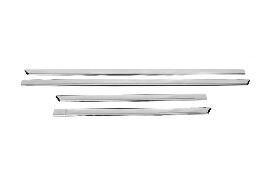 Ford Fiesta 2002–2008 Deurstrip (set van 4, RVS) 2006-2008, OmsaLine - Italiaans roestvrij staal Foto 3
