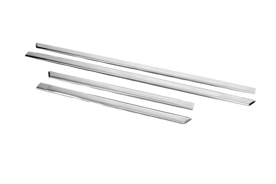 Ford Fiesta 2002–2008 Deurstrip (set van 4, RVS) 2006-2008, OmsaLine - Italiaans roestvrij staal Foto 4