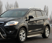 Ford Kuga 2008–2013 Premium side steps (2 st., RVS) foto 1