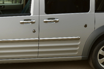 Ford Transit 2000–2014 Slotafdekkappen (5 stuks, RVS) foto 1