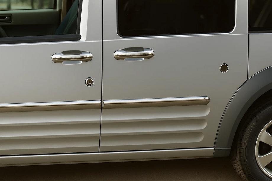 Ford Transit 2000–2014 Slotafdekkappen (5 stuks, RVS) Image