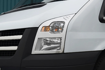 Ford Transit 2000–2014 RVS koplampsierlijsten (set van 2) foto 1