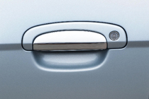 Hyundai Getz 2002– Chroom deurgreep covers (set van 4) Carmos - Turks staal foto 1
