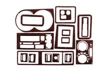 Chevrolet Blazer 1995–2005 Dashboardcover Houtlook foto 1