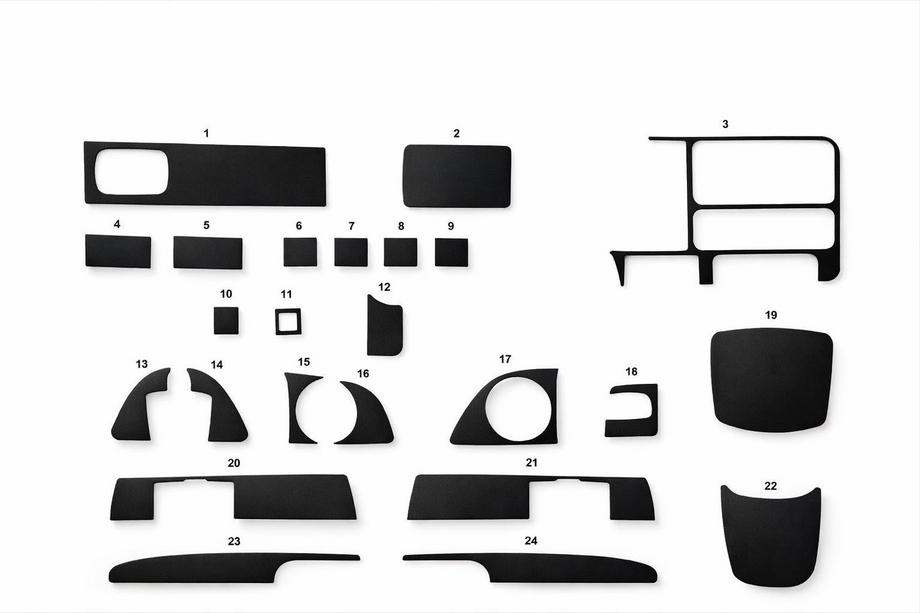 Chevrolet Tahoe 1995–1999 Dashboardpanelen (1995-1999) Carbonlook Image