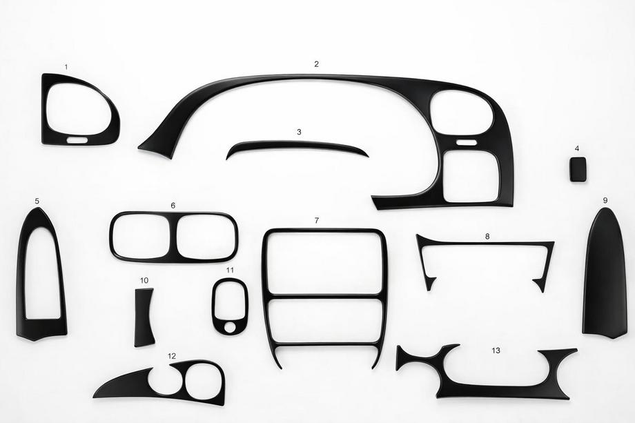 Chevrolet Trailblazer 2002–2012 Dashboardcover Carbonlook Image
