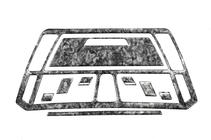 Citroen C-4 Picasso 2006–2013 Dashboard sierlijsten Aluminium foto 3