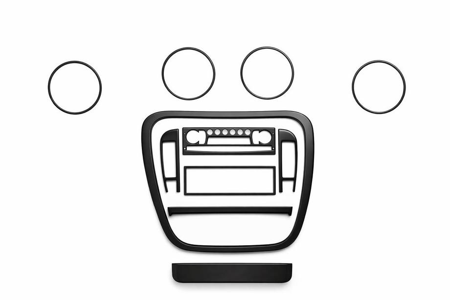 Citroen C-2 2003–2009 Dashboard sierlijsten Carbonlook Image