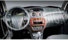 Citroen C-3 2002–2009 Dashboard sierlijsten Houtlook foto 4