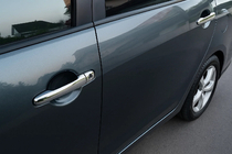 Mitsubishi Outlander 2001–2006 Deurgreep covers (set 4 stuks, RVS) OmsaLine - Italiaans roestvrij staal foto 1