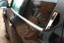Nissan Juke 2010–2019 Chroom deurgreep covers (set van 4) Met uitsparing voor chip, Carmos - Turks staal foto 2