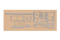 Ford Connect 2002–2006 Dashboardpanelen Aluminium foto 4