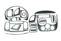 Hyundai Accent 2006–2010 Dashboard sierlijsten Aluminium foto 2