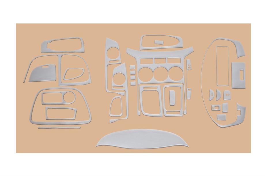Hyundai H300, H1, Starex 2008–2020 Dashboard sierlijsten (grote set) Aluminium Foto 5