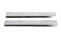 Opel Corsa C 2000–2006 RVS instaplijsten Carmos V2 (2 stuks) foto 2