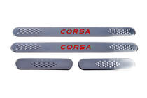 Opel Corsa C 2000–2006 Carmos V1 RVS instaplijsten (set 4 stuks) foto 2